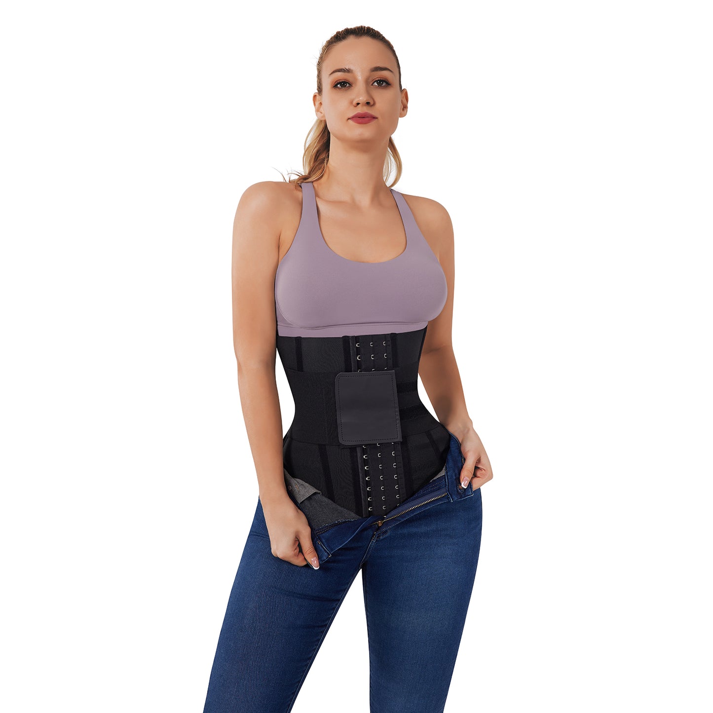 Waist Trainer Abdominal Binder Latex Tummy Wrap Compression